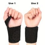 1Pc/2Pcs Adjustable Wrist Strap For Women And Men - Wrist Support For Work, Fitness And Weightlifting, For Left Or Right Hand Support, Wrist Brace, Wrist Support Brace, Wrist Strap For Weightlifting, Wrist Support Brace For Women, Workout Accessory, Fitness Accessory, Secure Fit, Breathable Material, Durable Construction, Sports Accessory, Gym Enthusiasts, Active Lifestyle - Image 2