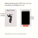 1Pc Pet Paw Print Memorial Gift, Touchless Ink Pad For Safe Footprint, Handprint, And Pet Print Stamping, Black Ink Color - Image 2