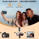 Professional Wireless Lavalier Microphone, Mini Wireless Clip-On Microphone For Smartphones, Laptops, For Recording Videos, Live Streaming, Interviews And Video Blogging - Image 6