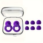 1 Pair Reusable Silicone Ear Plugs With Storage Case - Comfortable For Concerts, Sleep, Focus, And Travel - Image 5