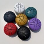 Ethereal Drum 3-Inch 6-Note Portable Outdoor Steel Tongue Chime - Machine-Made Artificial Tuning, Quenched Finish, 6-Note Range, 4 Colors (White/Red/Green/Black) For Meditation, Yoga, Relaxation & Music Practice, Meditation Accessory, Sleek Design, Durable Construction, Yoga Ball For Exercise, Yoga Ball For Women, Pilate Ball, Rain Drum, Rain Musical Instrument - Image 14