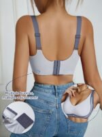 New Summer Style Women'S Lingerie With Fixed Cups, Gathers Side Breast, Prevents Sagging, Sexy Back Design, Comfortable And Seamless Bra. - Image 9