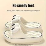 Women'S Soft & Comfortable Eva Flip-Flops With Playful Face Design - Ideal For Home, Beach, And Outdoor Use, All-Season Casual Footwear, Beach Footwear | Playful Design | Eva Flip Flops - Image 3