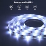 91.44Cm-15.24Meter Rgb Led Strip Lights, Usb Powered With Built-In Switch, Warm White/Cool White, Easy Installation For Bedroom, Closet, Kitchen Cabinet & Diy Home Lighting, Led Lights For Bedroom - Image 4