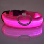 Pet Dogs Adjustable Luminous Collar For Night Safety - Striped Glow-In-The-Dark Collar For Night Walking - Image 9