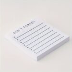 80 Sheets Memo Pads, Don'T Forget Self-Stick Notes For Planning, Reminders, And Study, 7.62X7.62 Cm Lined Notepads For Home And Office Use - Image 3