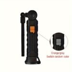 1Pc Multifunctional Work Light With Cob Side Lights, Usb Rechargeable, Led Flash Light, Handheld Torch With Magnet For Outdoor Camping Fishing Christmas Gift - Image 3