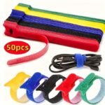 20/50 Nylon Strap Storage Set, Reusable Self-Adhesive Tape, Suitable For Daily Office Supplies, Durable And Soft Textile Materials, Hook-And-Loop Fastener Storage Tool, Can Be Used As A Storage Gift - Image 3