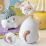1Pc Cute Cartoon Cat Squeeze Toy, Soft Slow Rebound Pu Pop Fidget, Mixed Colors, Ideal For Kids & Adults, Perfect For Halloween & Christmas Gifts - Image 4