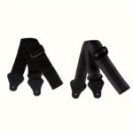 Multi-Use, Comfort-Fit Adjustable Guitar Strap - Woven Nylon, Black, With Paddle Holder For Enhanced Playing Experience - Image 11