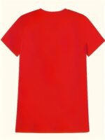 Cat Print T-Shirt, Casual Short Sleeve Crew Neck Top For Spring & Summer, Women'S Clothing - Image 4