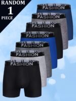 1-Pack Men'S Boxer Briefs - Minimalist Everyday Underwear, Soft Stretch Fabric, Everyday & Formal Wear - Bulk Pack For Convenience - Compatible With Standard Boxer Briefs, Comfortable Undergarments, Simple Design, Breathable Material, Multipack Undergarments, Daily Essentials - Image 2