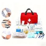 Complete First Aid Kit For Home, Car, Camping & Hiking - Includes Scissors And Tweezers | Portable & Durable | Multi-Purpose Outdoor Use | Red, Camping Essentials, Emergency Preparedness, Compact Design, Lightweight Kit, Sturdy Construction, Highquality Materials, Survival Gear, Home Safety, Outdoor Enthusiasts, First Aid Kit Fully Stocked, First Aid Kit For Salon, First Aid Kit, First Aid Kit, First Aid Kit Accessory, Emergency Pouch, Camping Supplies, Emergency Kit, Medicine - Image 4