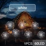 1 Pack Of 200/150/60 Led Solar Garden Lights, Solar Fireworks Lights With 8 Lighting Modes Outdoor Light Suitable For Garden Patio Pathway Party Wedding Decoration - Image 3