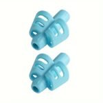 1Pc/2Pcs Two Finger Grips Silicone Learn Writing Tools Writing Pen Writing Correction Devices, Children Study Supplies For Children Halloween Christmas Gifts - Image 9