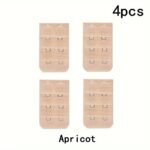 4Pcs Set Of 2-Hook Bra Strap Extensions, Comfortable And Adjustable Bra Buckle, Women'S Underwear And Accessories - Image 9