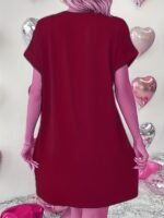Dual Pocket Crew Neck Loose Dress, Casual Short Sleeve Dress For Spring & Summer, Women'S Clothing - Image 9