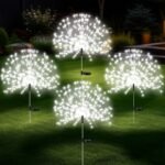 Solar Garden Firework Light, Led Outdoor Solar Garden Decorative Light, Ip65 High Quality Diy Landscape Lighting For Walkways Backyards Christmas Holiday Decorations - Image 6