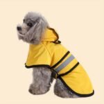 Pet Raincoat, Adjustable Dog Raincoat, Thin And Suitable For All Seasons, With Excellent Waterproof Performance. Available In 3 Colors: Yellow, Blue And Red. Complete Sizes: Xs, S, M, L, Xl, 2Xl, 3Xl, 4Xl. Suitable For All Dog Breeds.