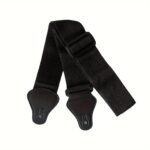 Multi-Use, Comfort-Fit Adjustable Guitar Strap - Woven Nylon, Black, With Paddle Holder For Enhanced Playing Experience - Image 5