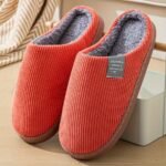 Cozy Fleece-Lined Slippers For Men And Women - Soft, Warm, Non-Slip Rubber Sole, Machine Washable, Available In Multiple Colors - Image 5