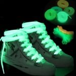 1Pair Luminous Flat Laces For Low Top Canvas Shoes, Sneakers, Casual Shoes, Men And Women Trendy Sports Laces Couple Shoelaces