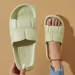Women'S Thick Sole Non-Slip Eva Slides, Casual Solid Color All-Season Slip-On Sandals For Beach And Indoor Use, Summer Sandals - Image 5