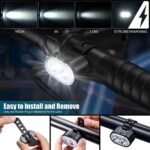 1Pc/2Pcs Mountain Bike Headlight And Taillight, Led Usb Rechargeable, Handlebar Mount, High Brightness For Night Riding - Image 6
