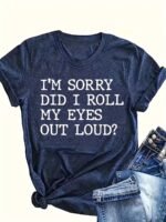 2024 Cross-Border European And American Women'S Round Neck Loose Fit Short Sleeve Casual Top Layering T-Shirt - Image 5