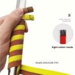 Two Pieces Of Laces And Two Buckles, Measuring 100.0 Cm, Suitable For Everyone, Featuring Adjustable Elastic Shoelaces That Are Portable And Provide Greater Comfort, Designed As No-Tie Shoelace Buckles For Both Men And Women, Including Elastic Loafer Buckles And Metal Locking Buckle Head Accessories. - Image 2