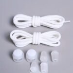 Trendy All-Match Shoe Laces With Buckle Fixing Artifact, Colorful Elastic Laces That Don'T Need To Be Tied, Lazy People'S Laces That Don'T Need To Be Tied, 8Pcs Set, Elastic, Shoe Laces - Image 5