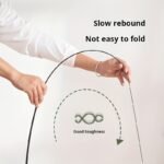 Artificial Feathers 180Cm Extendable Cat Teaser Toy, Cartoon Pattern, Metal Material, No Battery Needed, Pet Play Supplies - Image 6