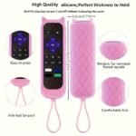 Cute Cat Ear Shaped Glow-In-The-Dark Silicone Universal Remote Control Cover With Lanyard, Suitable For Tcl And Hisense. - Image 2