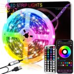 Smart Bedroom Led Lights, Rgb Music Sync Bar Lights With 44-Key Remote Control + App Control, Multiple Modes, Dimming, Flashing, Suitable For Bedroom, Living Room, Halloween, Christmas Gifts, Holiday Parties, And Wedding Decorations