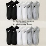 10/20 Pairs Of Men'S Breathable Socks - Comfortable Blend Of Polyester And Spandex, Solid Color Design, Lightweight Knit, Suitable For Casual Wear, Daily Socks | Minimalist Socks | Durable Fabric, Simple Design, Soft Fabric, Active Lifestyle - Image 12