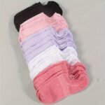 10 Pairs Solid Ankle Socks, Simple & Lightweight Low Cut Socks, Women'S Stockings & Hosiery - Image 10