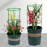 18Pcs (3 Layers), Flower Pots Stackable Plant Stand, Plant Support Ring, Garden Flower Support Potted Plant Support Stakes - Image 2