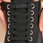 1 Pair Free-Tie Shoelaces Set, 2Pcs Elastic Shoelaces & 2Pcs Shoelaces Buckles For Sneakers Canvas Shoes, Street Style - Image 4