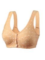 Women'S Oversized Underwear Front Button Vest Comfortable Bra, Thin Breathable Random Print Oversized Bra - Image 4
