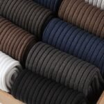 5 Pairs Of Men'S Solid Color Crew Socks, Sweat-Absorbing And Breathable, Suitable For All Seasons Wear, Business Socks, Sports Socks, Men'S And Women'S Socks, Sweat-Resistant - Image 4