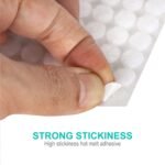 400Pcs (200 Pairs) Self-Adhesive Hook And Loop Dots, 0.99 Cm Diameter, White Nylon Magic Stickers For Classroom, Office, And Home Organization, Adhesive Dots | Easy Application Stickers | Nylon Adhesive Dots, Dot Stickers - Image 6