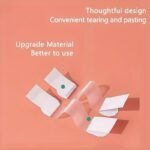 50Pcs Invisible Neckline Clothing Stickers, Anti-Slip Seamless Low Cut Bra Adhesive, Women'S Lingerie And Underwear Accessories, Solid Color, Rayon Material, Non-Textile Weaving, No Power Needed, Fashionable Lingerie, Convenience, Adhesive Clothing Stickers, Fashionable Lingerie - Image 7