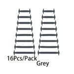 16Pcs Elastic No-Tie Shoelaces 16Pcs Silicone No-Tie Shoelaces, Elastic Quick-Fit, Comfortable, Durable, Time-Saving Replacement Laces For Shoes - Image 7