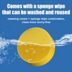 100G/3.53Oz Multi-Purpose Canvas Shoe Cleaner For White Shoes And Sports Shoes, No-Wash Stain Remover With Sponge - Image 5