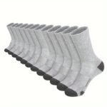 6 Pairs Of Sports Socks, Buffered Running Socks, Breathable Outdoor Sports Socks - Image 13