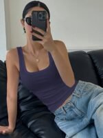 Japanese And Korean Special Edition: Summer Women'S Simple Fashion Vest - Elegant Underwear & Outerwear Tank Top With Straps - Image 4