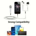 3.5Mm Jack Mini Microphone, Portable Singing Microphone, Suitable For Voice Recording, Interviews, Karaoke, Gaming, Video Conferences, Live Streaming, Compatible With Mobile Phones, Computers, Laptops, Tablets - No Battery Required - Image 11