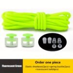 1 Pair Of Stretchy Spandex Elastic Shoelaces For Sneakers - No-Tie, Fit, 100Cm Long, Durable & Comfortable, Ideal For Sports Shoes With Pink Accents - Image 24