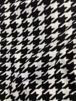 Houndstooth Pattern Open Front Jacket, Elegant Puff Sleeve Outwear For Spring & Fall, Women'S Clothing - Image 5