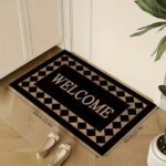 1Pc Modern Fashion Welcome Doormat, Machine Washable, Non-Slip, Durable, Soft Comfort, Polyester 100%, Home Decor Entryway Rug - Image 3